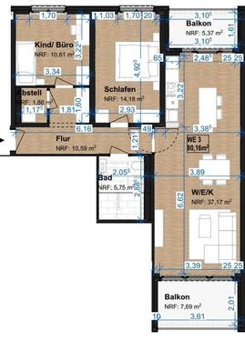 Foto - Etagenwohnung zur Miete in Bocholt
