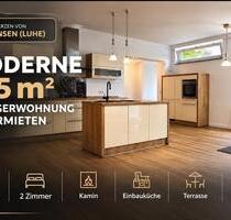 Moderne 105 m² Anliegerwohnung mit Kamin, Terrasse & Einbauküche - Winsen (Luhe)