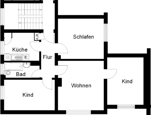 Foto - 4.5 Zimmer Etagenwohnung in Herne