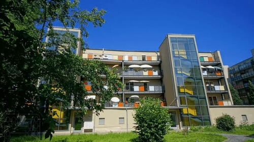 Foto - helle 1-Raum Wohnung mit großem Balkon im ruhigen Hinterhaus