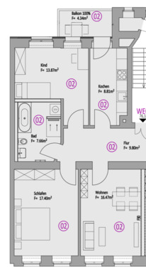 Foto - 3 Zimmer Etagenwohnung in Leipzig