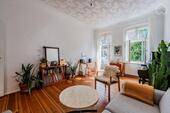 Foto - Stilvolle Altbauwohnung mit Südbalkon und Kaminofen