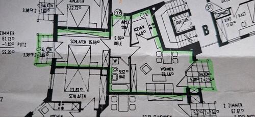 Foto - Etagenwohnung in Augsburg zur Miete