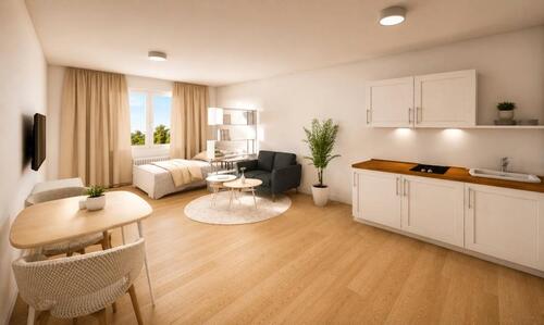 Foto - 1,5 Zimmer Wohnung vollmöbliert Zentrum Ravensburg zu vermieten