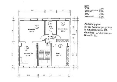 Foto - 3 Zimmer Etagenwohnung zum Kaufen in Leipzig