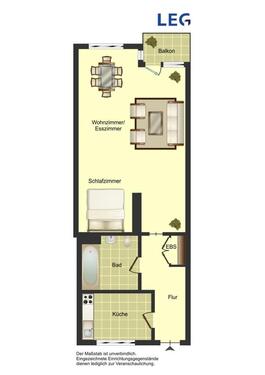 Foto - 1 Zimmer Etagenwohnung zur Miete in Bielefeld