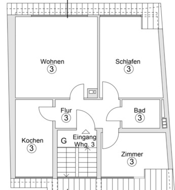 Foto - Etagenwohnung zur Miete in Göttingen