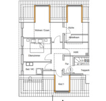 Wohnung Dachgeschoß Gerolstein - 750,00 EUR Kaltmiete, in Gerolstein (PLZ: 54568)