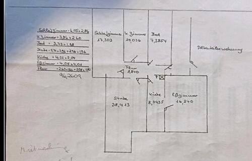 Foto - 4 Zimmer Wohnung - 600,00&nbsp;EUR Kaltmiete, ca.&nbsp; 96,00&nbsp;m&sup2;