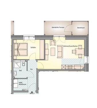 Foto - Moderne 2-Zimmer-Wohnung mit Terrasse in Bassum