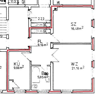 Foto - 2 Zimmer Etagenwohnung in Neubrandenburg