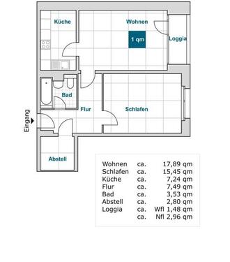 Foto - 2 Zimmer Etagenwohnung zur Miete in Dresden