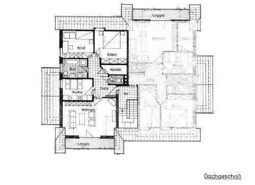 Foto - 3 ZKB Dachgeschoßwohnung 73m² Bersenbrück Hastrup zum 01.08.2026