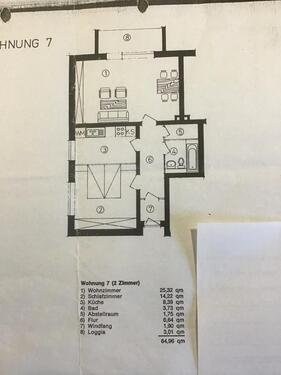 Foto - 2 Zimmerwohnung zu verkaufen an