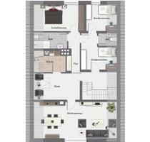 zentrale Dachgeschosswohnung, zum vermieten - Gütersloh