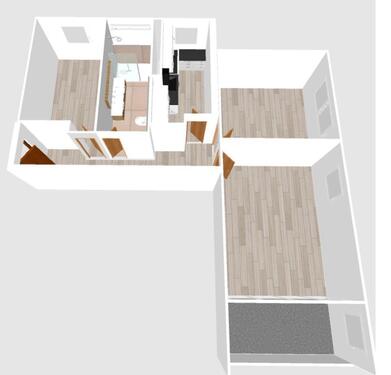 Foto - 3 Zimmer Etagenwohnung zur Miete in Pfalzgrafenweiler