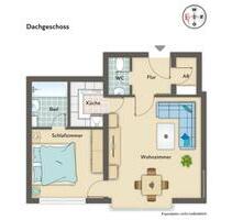 2 Zimmer Wohnung - 885,00 EUR Kaltmiete, ca.  45,00 m² in Augsburg (PLZ: 86161) Universitätsviertel