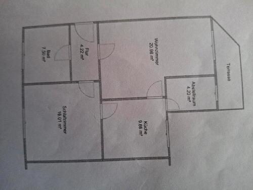 Foto - Zentrale 2-Zimmer-Wohnung - 490,00&nbsp;EUR Kaltmiete, ca.&nbsp; 63,00&nbsp;m&sup2;