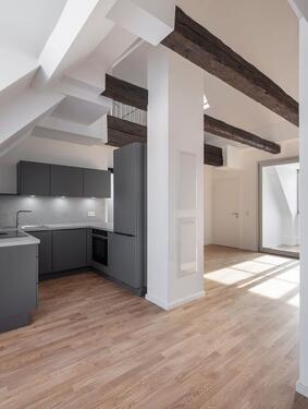 Foto - 2-Zimmer Corner Penthouse mit Einbauküche I Erstbezug I Schloss Fürstenberg 3.32