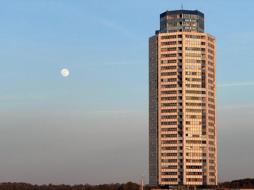Foto - Wikingturm Schleswig: 30qm im 23. Stock mit Loggia und Stellplatz