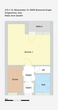 Foto - Etagenwohnung in Bramsche zur Miete