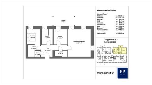 Foto - 3 Zimmer Wohnung mit EBK und Terrasse im PRIME PARK