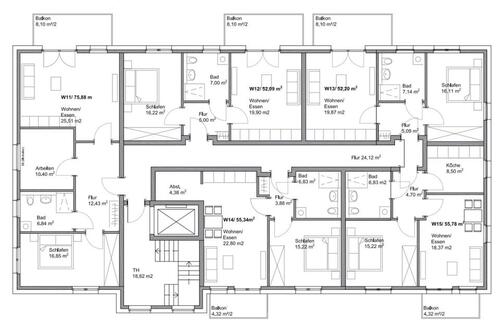 Foto - Etagenwohnung in Bad Oldesloe zur Miete