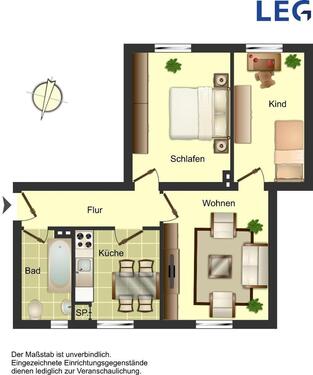 Foto - Etagenwohnung zur Miete in Osnabrück