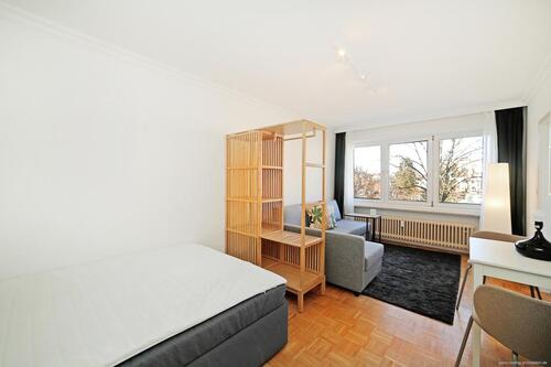 Foto - Möblierte 1-Zimmer-Wohnung im 2. Obergeschoss mit guter Verkehrsanbindung in Giesing!