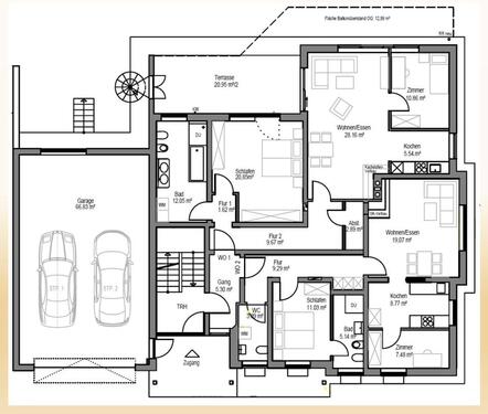 Foto - 4 Zimmer Etagenwohnung zur Miete in Deggendorf