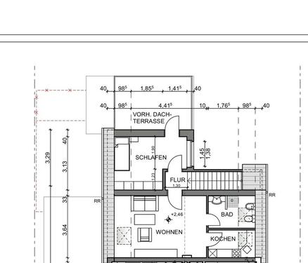 Foto - Dachgeschosswohnung 1.Og - 300,00 EUR Kaltmiete, ca.  32,00 m²