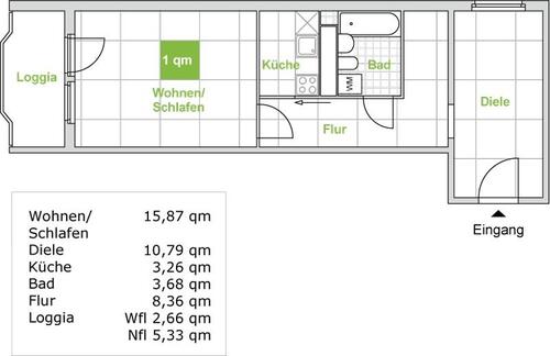 Foto - Etagenwohnung zur Miete in Dresden
