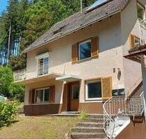 Möbilierte 2-Zimmer-Wohnung mit Einbauküche und Garten in Oppenau