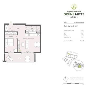 Foto - Etagenwohnung in Brühl zur Miete