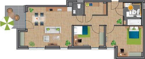 Foto - Etagenwohnung in Alsdorf zur Miete