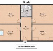 62,5qm 3 Z Wohnung Erstbezug nach Kernsanierung - Hildesheim