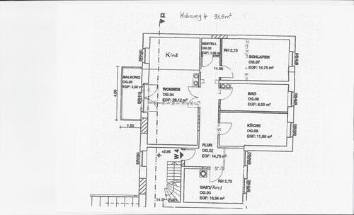 Foto - 4 Zimmer Etagenwohnung in Satow
