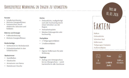 Foto - Etagenwohnung zur Miete in Engen