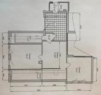 Foto - 3 12 Zimmer Wohnung im 1. OG im gepflegten Altbau