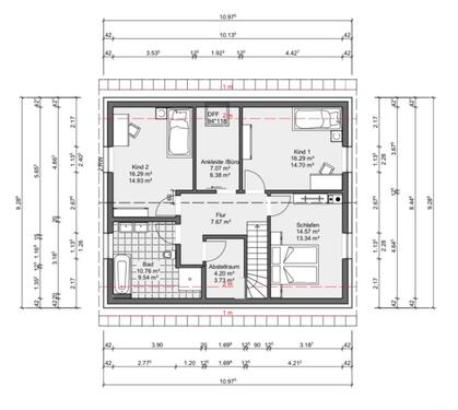 Foto - 4 Zimmer Einfamilienhaus zum Kaufen in Börßum