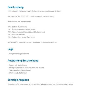 Foto - Einfamilienhaus zum Kaufen in Brome