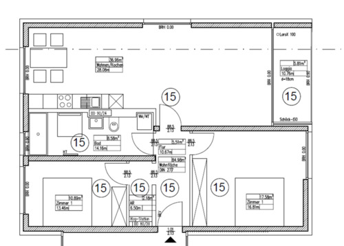 Foto - 3 Zimmer Etagenwohnung zur Miete in Bad Doberan