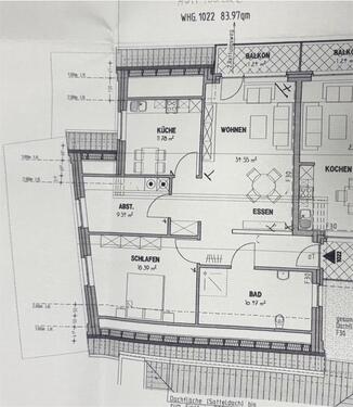 Foto - Wohnung 83.97qm - 893,00&nbsp;EUR Kaltmiete, ca.&nbsp; 83,90&nbsp;m&sup2;