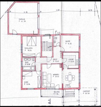 Foto - Große 4 - Zimmer Wohnung (120m2) in Achern- Önsbach zu vermieten