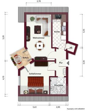 Foto - Etagenwohnung in Gütersloh zur Miete