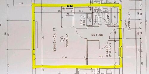 Foto - *Anfragestop* Frisch renovierte 1,5 Zimmer-Wohnung in Niestetal