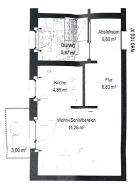 Foto - 1-Zimmer Wohnung Hannover Misburg