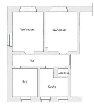 Foto - 2 Zimmer Etagenwohnung in Guben