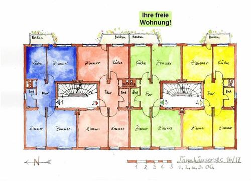 Foto - Immobilienangebot - 359,00&nbsp;EUR Kaltmiete, ca.&nbsp; 57,44&nbsp;m&sup2;