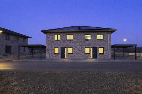 Foto - Neubau Doppelhaus zu vermieten - 1.400,00&nbsp;EUR Kaltmiete, ca.&nbsp; 123,00&nbsp;m&sup2;